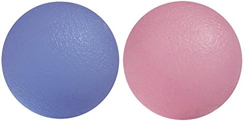 ResultSport Therapy Exercise Gel Balls - Hand Finger Wrist Arthritis - Set of 2 - Firm/Soft