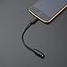 Fonus 3.5mm Female To Type-C Male Headset Adapter Audio Jack USB-C Port Earphone Converter Supports Hands-free Microphone Compatible With Motorola Moto Z, Z2, Z3, Force Droid Models ONLY