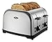 Oster TSSTTRWFS-001 4-Slice Toaster, Brushed Stainless Steel (TSSTTRWF4S)