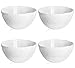 Lifver 10oz Embossed porcelain Dessert/Ice Cream Bowl sets,4-1/4