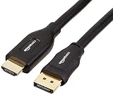 AmazonBasics DisplayPort to HDMI Display Cable - 15 Feet