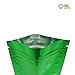 Resealable Mylar Smell Proof Ziplock 3x4 Bags x 100 Pcs (Metallic IRISH GREEN, 2.9 x 3.9 in / 7.5 x 10cm) for Food Storage, Sample, Cute Packaging by HallGEMs