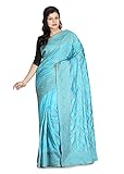 StyleLoft Indian Ethnic Art Silk Ferozi Fancy Saree
