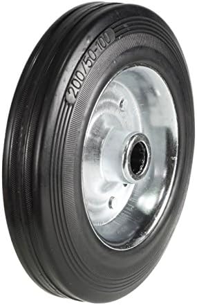 160mm Rubber tyred Wheel Steel Centre Coldene Castors