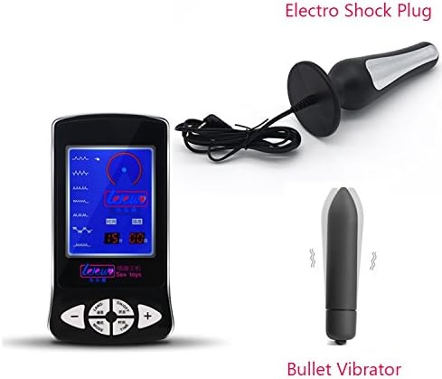 WGYUS Plug Appliancesr Plu Toy for Vibradors Blockages Size Shock M Vibradors Funny Stimulation Product Electrical Female Blockage Electro with Man