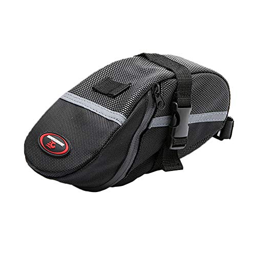 Bike Accessories,Dartphew 1Pcs [ Bike Saddle Pouch Seat Bag ] – Cycling Bicycle Frame Waterproof Outdoor Sport – Military waterproof bicycle bag – Black (Size: 23x10x7cm)