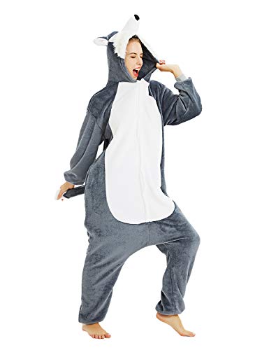 wolf Adult Onesie Pajamas
