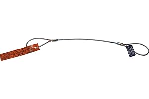 Single Leg Wire Rope Sling | 0.5 Ton Vertical Rated Capacity | 1/4" Diameter - 0.5 Ton Vertical Rated Capacity | 1/4" Dia. | 3' Length | EIPS 7x7 | Hanes Supply (HSI) Heavy Duty Rigging Cable