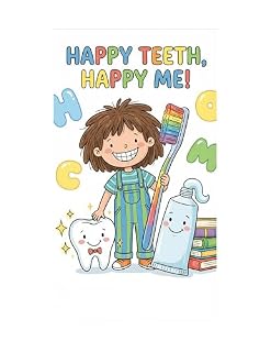 Livro Escovar os Dentes é Divertido!: Um livrinho educativo para crianças aprenderem a cuidar do sorriso