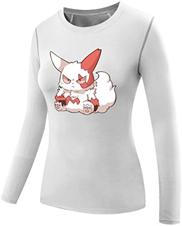 Sysuer Lady Japanese Anime Pokemon Zangoose Long Sleeve Training Tshirt Tee