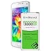 Galaxy S5 Battery, 3800mAh [Upgraded] SHENMZ Li-ion Replacement Battery for Samsung Galaxy S5 EB-BG900BBU SM-G900H SM-G900A(AT&T) SM-G900TR SM-G900P(Sprint) SM-G900T(T-Mobile) SM-G900R(U.S. Cellular)