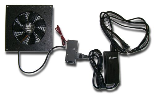 Coolerguys Cabcool1201 Single 120mm Fan Cooling Kit w/thermal control for Cabinet or Home Theaters