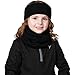 Turtle Fur Original Turtle Fur Fleece Kids Turtle Band, Triple-Layer Fleece Headband, Black