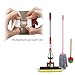 Guzack 2 Pack Broom Mop Holder,Self Adhesive Broom Gripper Holds with Spring Clip Reusable No Drilling Super Anti-Slip Wall Mounted Storage Tool Rack Storage Organization (Holds Up to 11 Pounds)