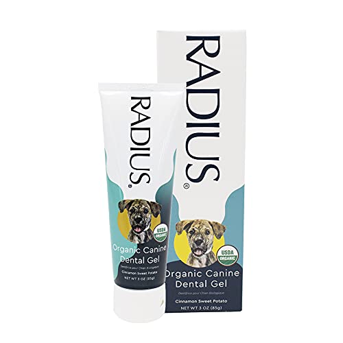 RADIUS USDA Organic Canine Pet Toothpaste 1 Unit, 3 oz, Non Toxic