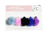 Mink Pom Pom Hair Clip - Pinky's Minky Obsession 1.5