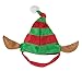 Clever Creations Puppy Dog Christmas Elf Hat Outfit, Festive Holiday Pet Costume, One Size Fits Most