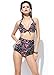 Womens Chic Retro 50s Floral Halter High Waist Bikini Carnival Swimsuit Bathing Suit