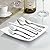 45-Piece Silverware Set with Serving Pieces, LIANYU Stainless Steel Cutlery Flatware Set Service for 8, Mirror Finish, Dishwasher Safe