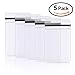 Kuuqa Vertical Heavy Duty Badge Holder Waterproof Name Badge Holder for Office and Exhibition (5 Pack)