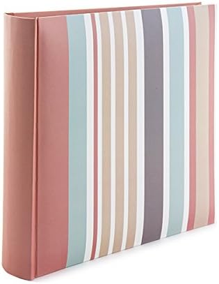 Kenro Candy Series Memo Photo Album, Colourful Stripes Design, for 200 Photos 6x4 Inch/10x15cm, CN101SR, Pastel Stripes - Image 3