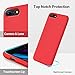 TORRAS Love Series iPhone 8 Plus Case/iPhone 7 Plus Case, Liquid Silicone Gel Rubber Case with Soft Microfiber Cloth Lining Cushion Compatible with iPhone 8 Plus/iPhone 7 Plus, Red