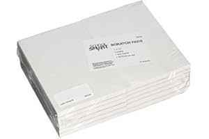 School Smart Lot de 12 blocs à gratter 10,2 x 15,2 cm, 100 feuilles, blanc