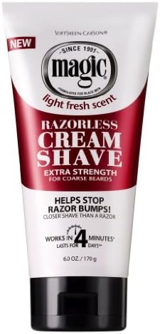 Magic Shave Cream - Extra Tube 180 ml (Pack of 6) by Magic Shave