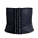 imurz Men's Tummy Control Steel Boned Waist Trainer Workout Sport Shapewear (Black, XL)