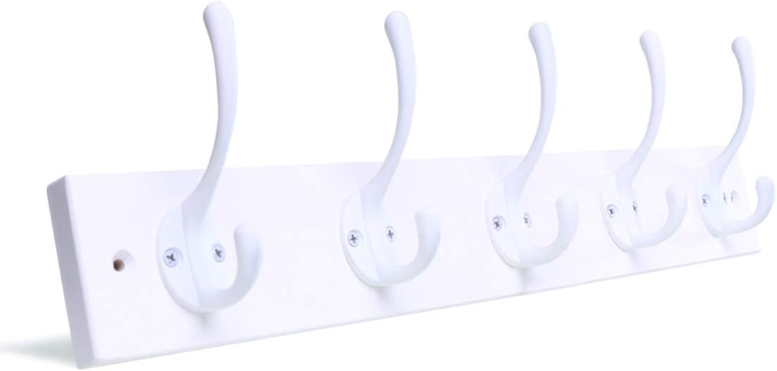 Best Five Hook White Coat Rack