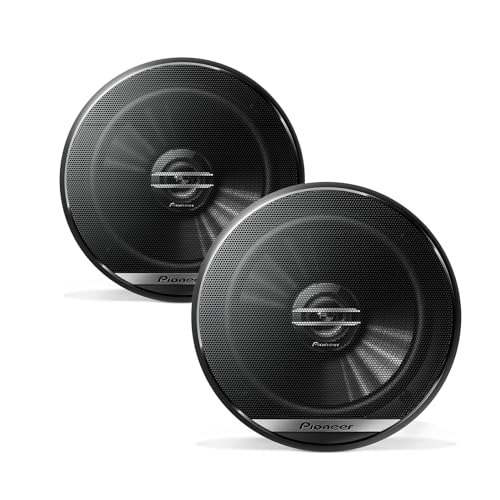 Pioneer TS-G1620F 6-1/2 2-Way Coaxial Speaker 300W Max. / 40W Nom., 12.90In. X 7.40In. X 3.20In., BLACK