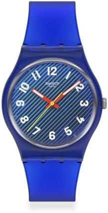 Amazon.com: Swatch Reloj de cuarzo de origen biológico negro