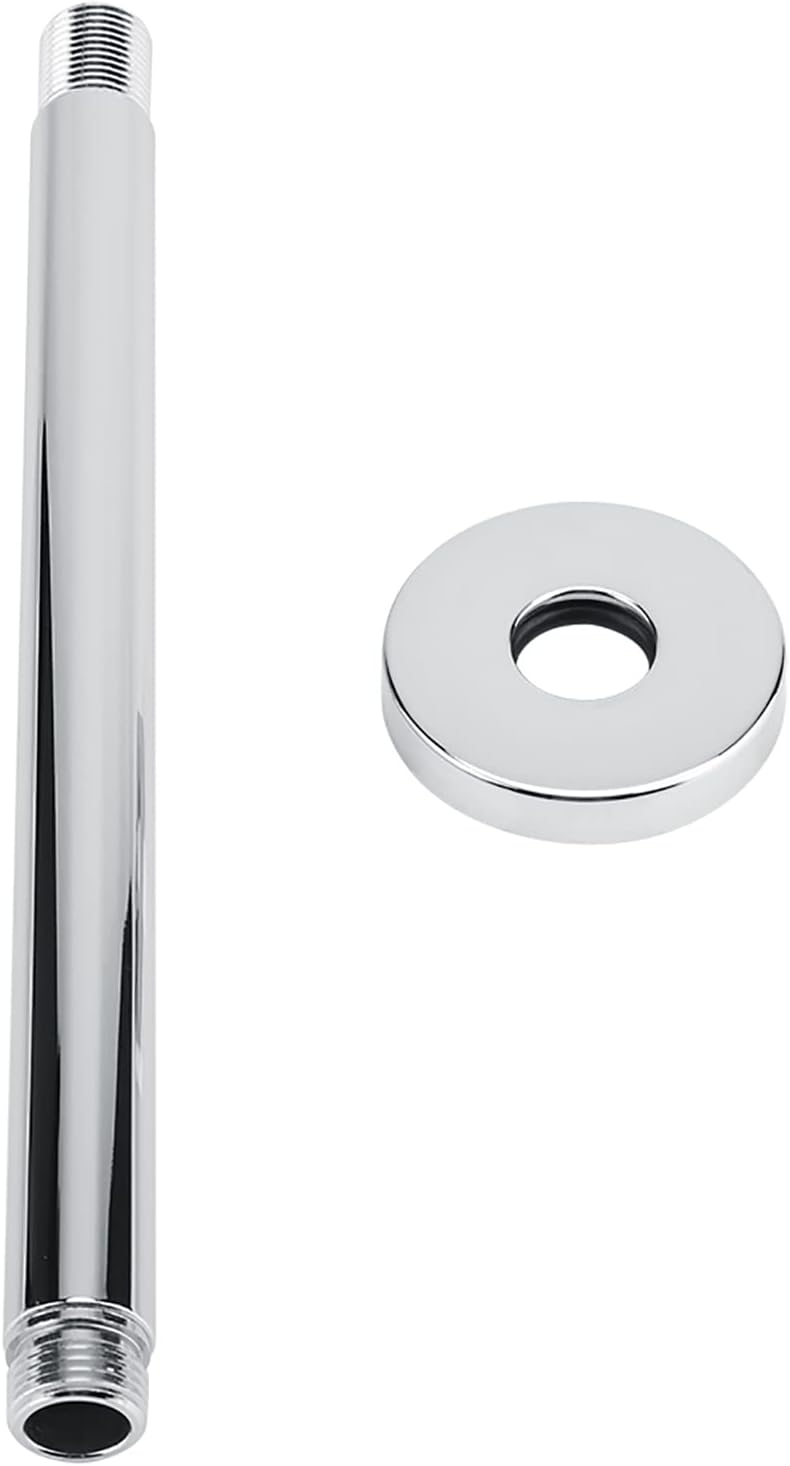 Garosa 10 Inch Stainless Steel Shower Arm Extension Wall Mounted Bathroom