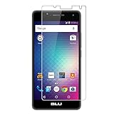 BLU R1 HD Screen Protector [Tempered Glass], Popsky 0.26MM Ultra Thin 9H Hardness High Definition HD Scratch Proof Premium Screen Protector Glass Protective Film