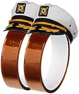 Kapton Tape Polyimide Adhesive - 1 mil Thickness - 3 in Diameter - 1" Width - 36 yd Length (2 Pack)