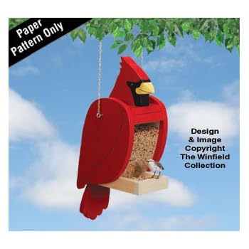 Amazon Com Cardinal Bird Feeder Pattern Arts Crafts Sewing