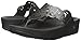 FitFlop Women's Flora Sparkle, Black, 9 M US