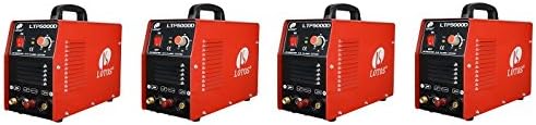 Lotos LTP5000D 50Amp Non-Touch Pilot Arc Plasma Cutter, Dual Voltage 110V/220V, 1/2 Inch Clean Cut (4-(Pack))