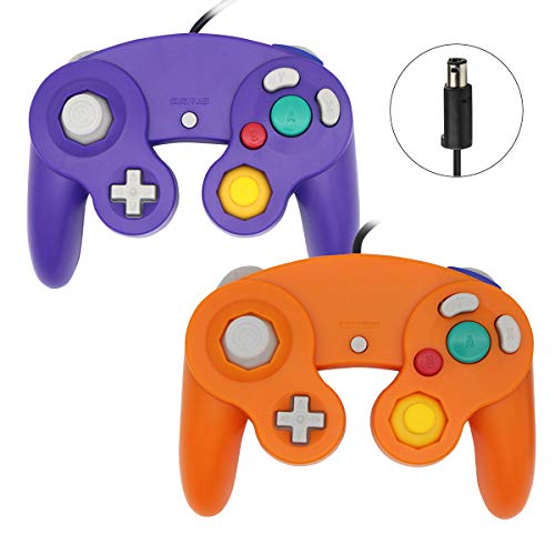 image for Sp full 2 Packs Classic Wired Gamepad Controllers Compatible with Wii 