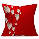 Happy Valentine's Day Pillow Case Throw Cushion Cover Sofa Home Car Party Decor
