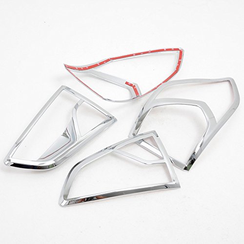 Tail Light Lamp Cover Decoration Trim Cover Bezel For Ford Ecosport 2013 2014 2015 2016 ABS Chrome 4PCS/SET