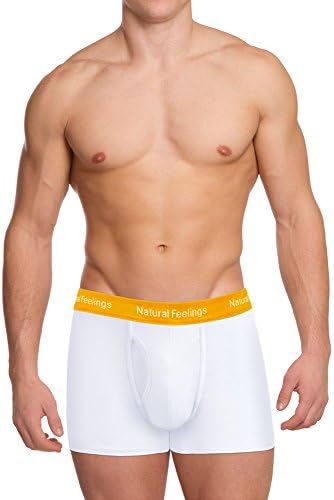 Tela Alma Mens Boxer Briefs White Cotton Boxer Boys and Men's Underwear Men Pack of 3