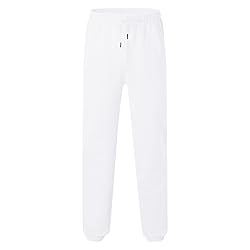 Men Scrub Pants Heavyweight Cotton Short Mens