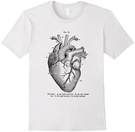 Heart Diagram Anatomical Med Student Valentines Day Shirt