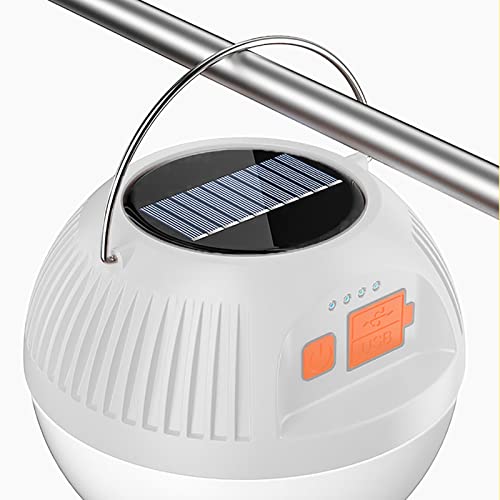 Rechargeable LED Camping Lantern, Bebiger Portable Hanging Tent Light 1000LM with 3 Light Modes, Emergency Lights for Camping/Hurricane/Outdoors/Reading with Hook, Type C-USB Charging Cable Included