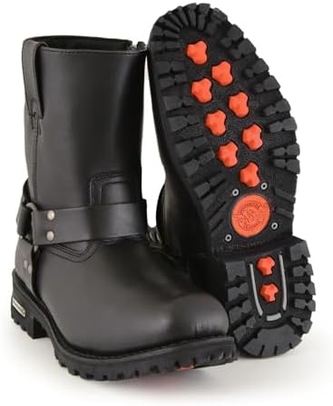 Amazon.com | New Rock Boots BIOS106-V3 Black VEGAN Leather Mens