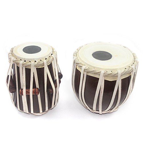 Handmade Authentic Classical Indian Music Instrument Miniature Playing Tabla Set/ Learning or Playing For Kids/ Upto 8 Years / "7 Inch"/ Best Gift for Your Kids