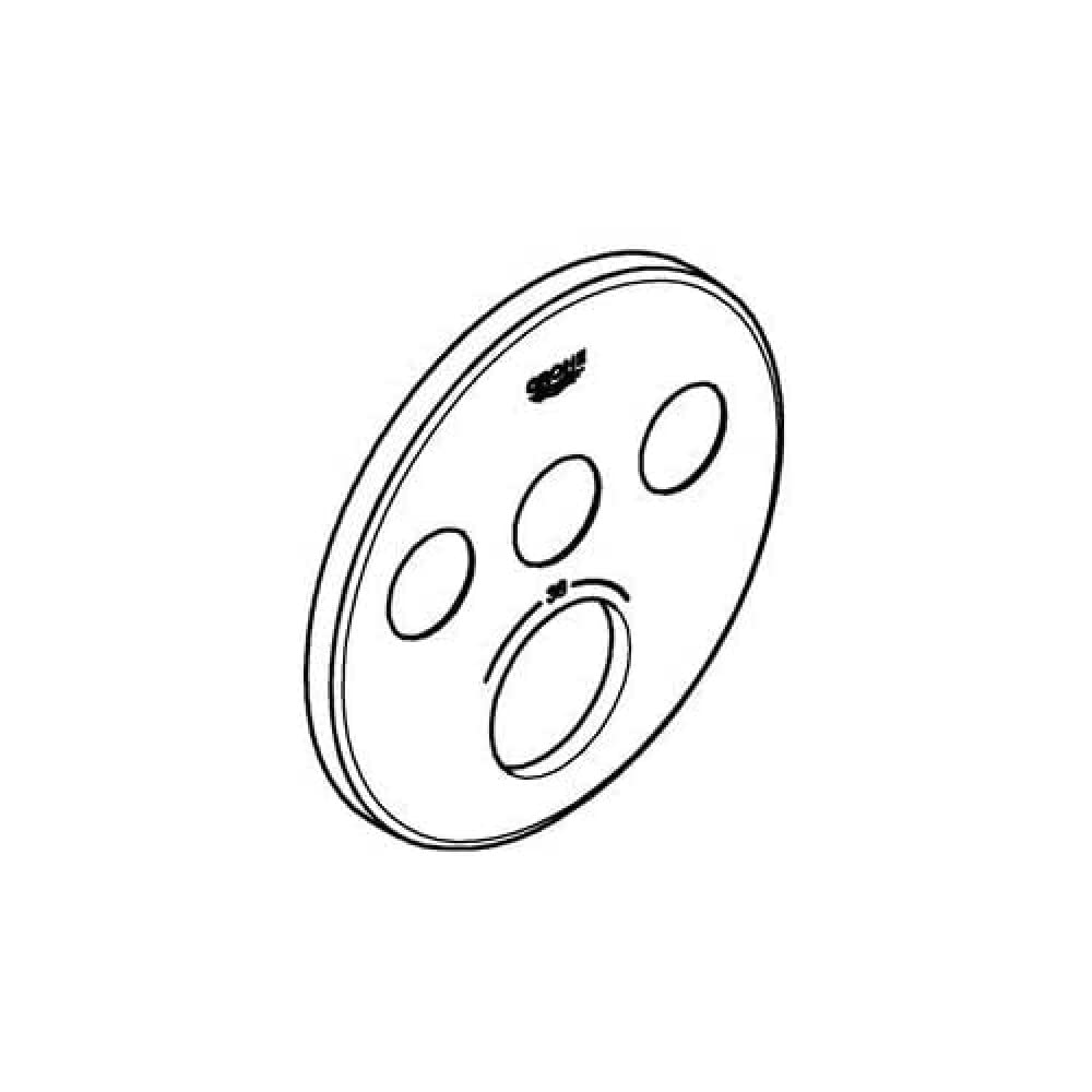 GROHE Escutcheon Chrome 49035000