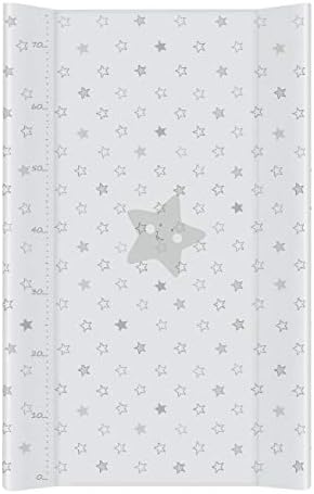 Soft Base Newborn Baby Changing Unit Mat with Raised Edges 50x70 cm (Stars)