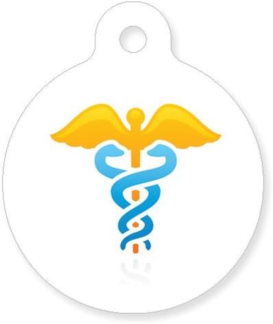 Medical Alert - Bariatric Surgery Patient - Caduceus Symbol by Medical Tag Art